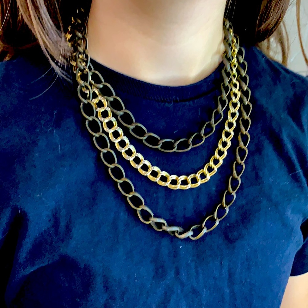 Handmade chainlink necklace